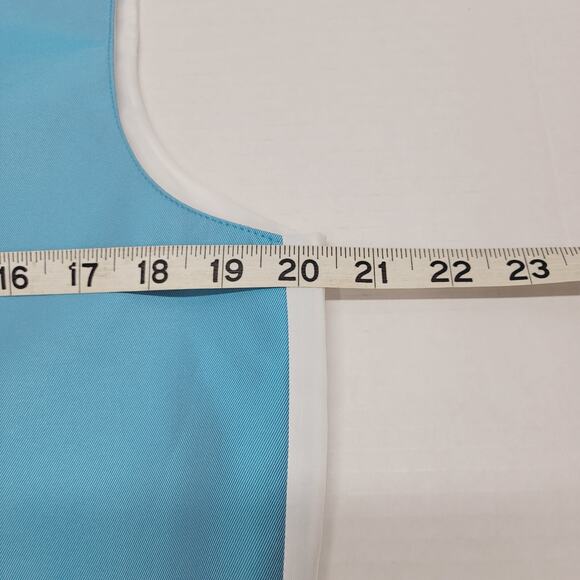 Satin Solid Turquoise Blue Mens Formal Vest Sz Small Tuxedo Prom Brandon Michael - Picture 2 of 6